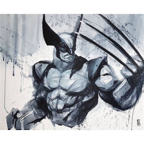 The Awesome Wolverine Art Made By Alberto Russo From Switzerland 📷