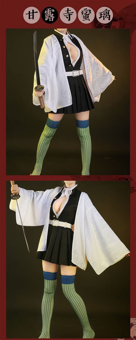 2019 Cosplay Costume Demon Slayer Kimetsu No Yaiba Kanroji
