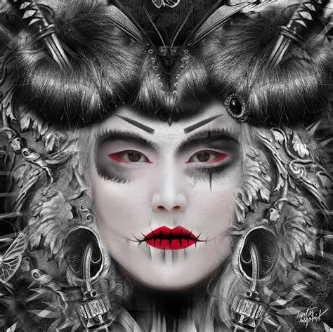 Fantasmagorik Dark Geisha Ii On Pantone Canvas Gallery