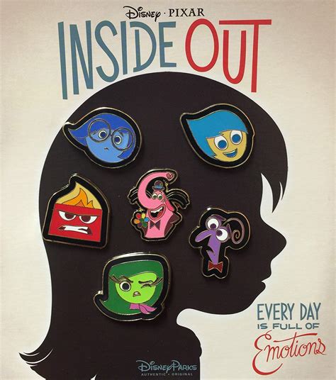 Buy Disney Pixar Inside Out 6 Pin Starter Set Sadness Fear Anger