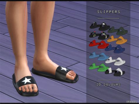 Slippers Male By Oranostr At Tsr Sims 4 Updates