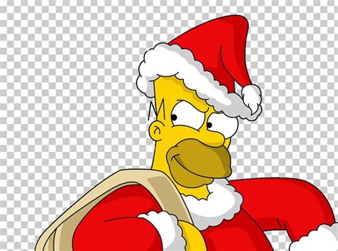 Homer Simpson Bart Simpson Santa Claus Santas Little Helper Lisa