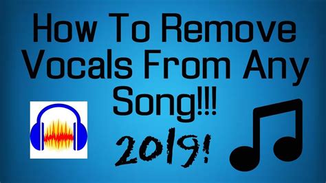 If you need to remove vocals from songs, leaving behind just an instrumental track, you can do so using audacity. 2019 How To Remove Vocals From Any Song Using Audacity ...