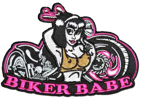 Sexy Motorcycle Biker Babe Lady Rider Lady Biker Patch Quality Biker