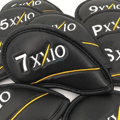 Golf Club Iron Head Cover Xxio Style 10 Pieces Set 4 9 P S L A Etsy