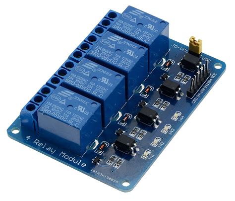 Buy 4 Channel Isolated 5v 10a Relay Module Opto Coupler Online At