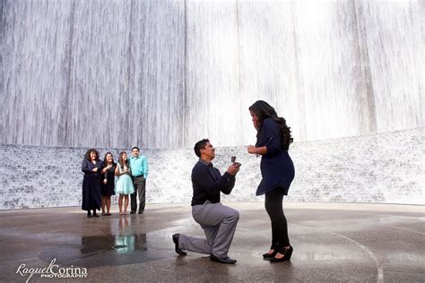 Maybe you would like to learn more about one of these? Cute proposal at Houston, Tx Waterwall #proposal # ...