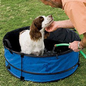Outdoor Portable, Collapsible Dog Bathtub | dog bath tub | Dog bath tub