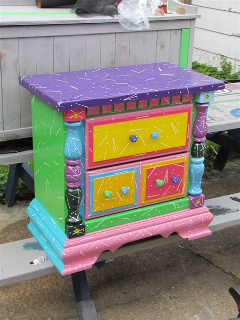 Funky Furniture Hand Painted Chairs Whimsical Painted Furniture