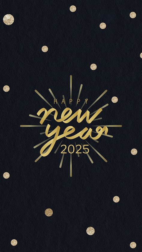 New Year 2025 Phone Wallpaper Free Photo Rawpixel
