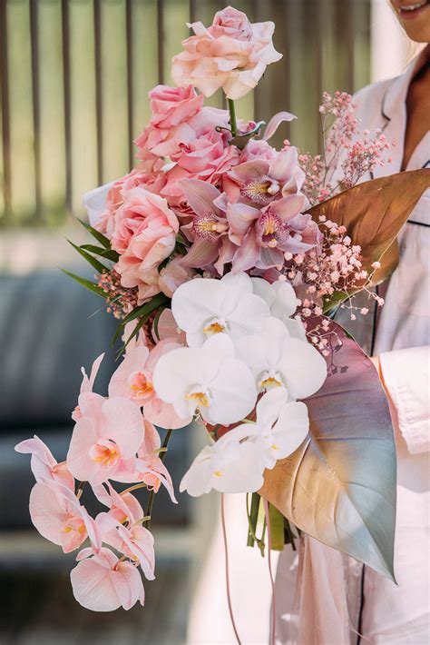 Cymbidium Orchid — Clementine Bloggy — Clementine Posy Orchid Bouquet Wedding Orchid Bouquet