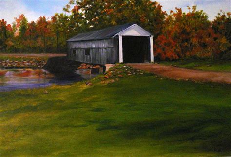 Bridge In The Fall Painting By Betty Pimm Fine Art America