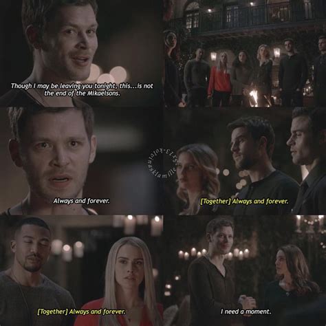 This Is Not The End Of The Mikaelsons 🖤 Theoriginals Klausmikaelson