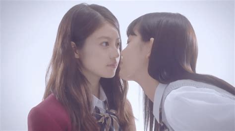 Japanese Lesbian Kiss Tongue Telegraph