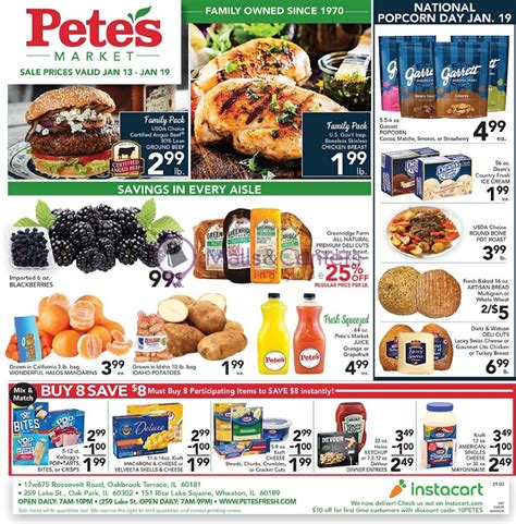 Select your store and see the updated deals today! Pete's Fresh Market Weekly ad valid from 01/13/2021 to 01 ...