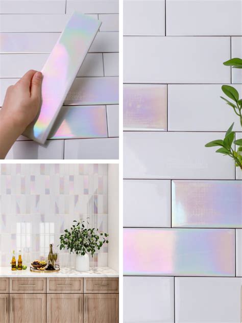 8 Unique Ways To Make A Iridescent Space Mosaic Subway Tile