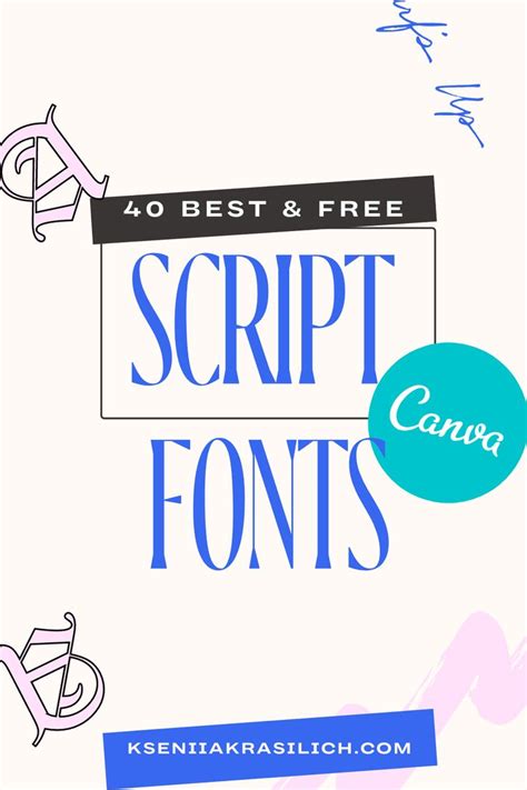 Free Canva Cursive Script Fonts For Designing Winning Projects Script