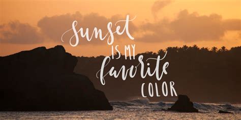 Sunset Is My Favorite Color Download Jetty Home