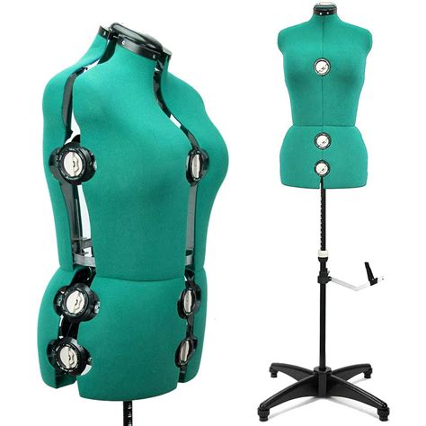 Gex 13 Dials Green Adjustable Dress Form Sewing Display Female