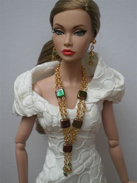 Ooak Jewelry Set For Fashion Royalty And Poppy Parker Dolls Barbie
