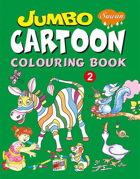 Buy Sawan Jumbo Cartoon Colouring Book 2 Online Shop Kiosk On