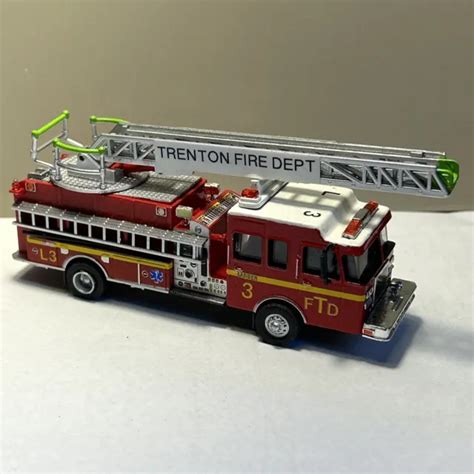 Ho Scale Fire Truck Trenton Engine 3 Ladder Hose Detailed Custom 187