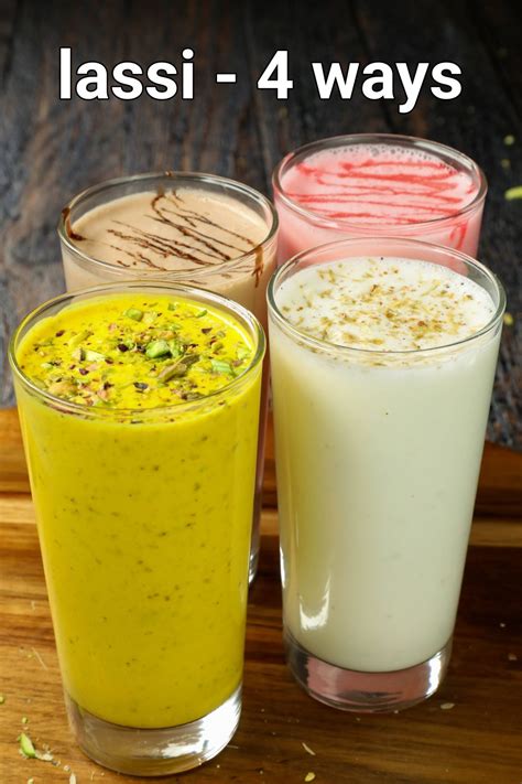Lassi Recipe Punjabi Lassi 4 Ways Sweet Lassi Dry Fruits
