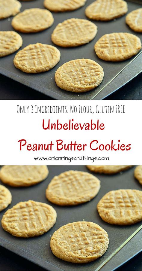 Low carb peanut butter cookies use sugar free sweeteners like erythritol to sub all the carbs that come from sugar in most peanut butter cookies. 3 Ingredient Peanut Butter Cookies No Egg : 3 Ingredient ...