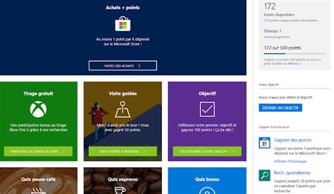 Microsoft edge will open automatically and visit the quiz page. .: Microsoft Rewards : Utilisez Bing et gagnez des crédits ...