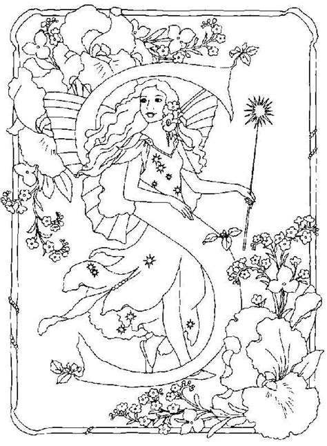 Click on any drawing to color online or print. Flower Fairies Alphabet ~ ☮ Color it Yourself! Art psychedelic ☮ | Fairy coloring pages ...