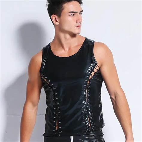 Male Sexy Exotic Tanks Gay Erotic Lingerie Men Sex Party Costume Adult