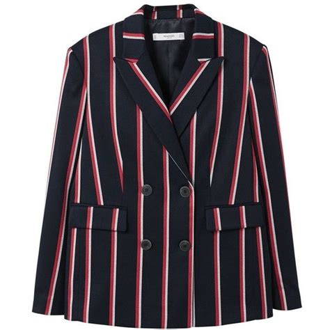 Striped Suit Blazer 110 Liked On Polyvore Featuring Outerwear