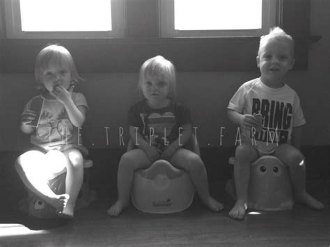 The Triplet Farm Triplets Potty Training Parenting