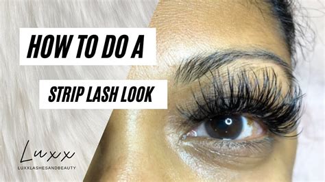 Strip Lash Inspired Look Lash With Me Youtube