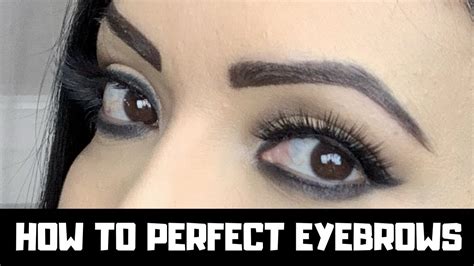 Easy Eyebrow Tutorial How To Get Perfect Eyebrows Youtube