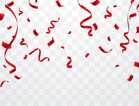 Premium Vector Background Of Red Confetti That Is Carded For