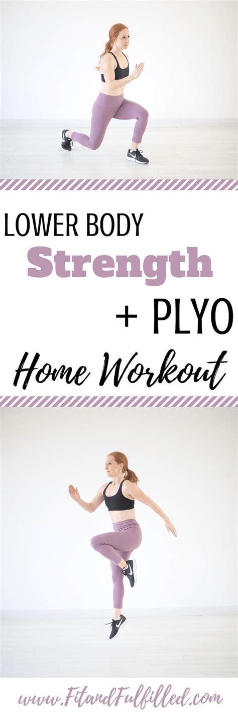 This Lower Body Strength And Plyometric Workout Incorporates Dumbbell