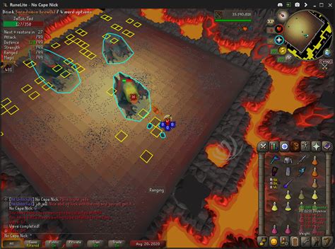 Osrs Inferno Zuk Tiles Zuk On 75 Def Med Level Inferno Acb By Ethan