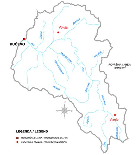 Reke U Srbiji Karta
