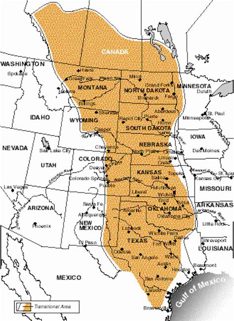 Usa Great Plains And Prairies Settlements