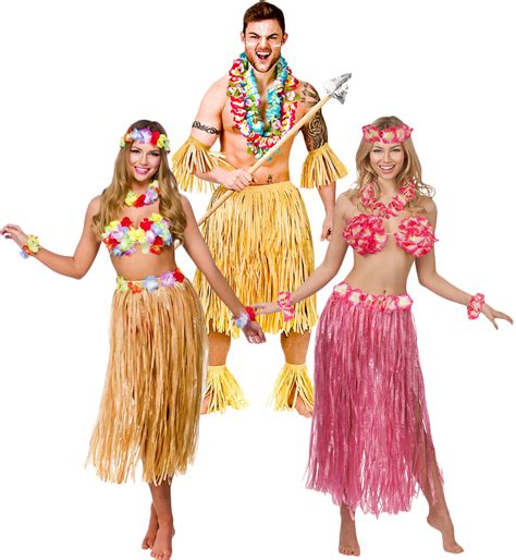 Adulti Hawaiana Costume Tropicale Nazionale Hawaii Island Beach Party