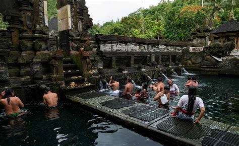 Pura Tirta Empul The Holy Spring Water Of Indra In Bali