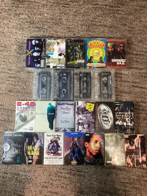lot of 22 vintage rap hip hop cassette tapes master p ghostface