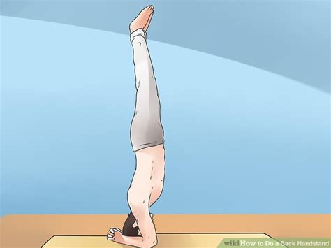 How To Do A Back Handstand 12 Steps With Pictures Wikihow