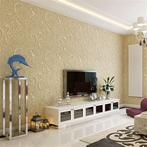 Luxury European Style Wallpaper Bedroom Living Room Tv Background Wall