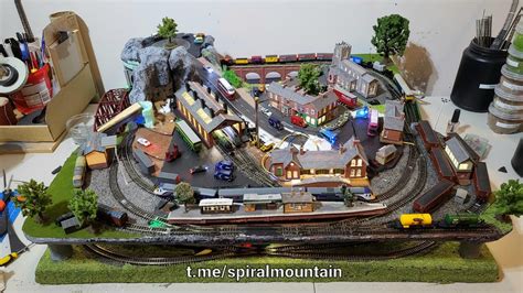 Spiral Mountain My N Scale Coffee Table Layout Wip Rmodeltrains