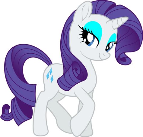 Mlp Fim New Rarity Happy Vector By Luckreza8 On Deviantart