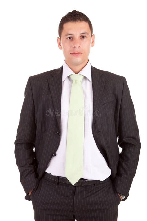 Young Business Man Posing Stock Image Image Of Cheerful 21911231