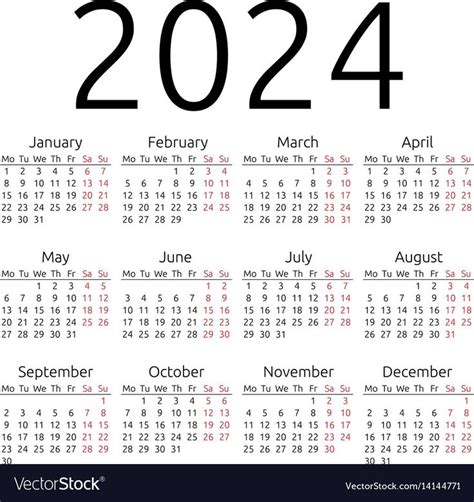 2024 Calendar At A Glance Printable Printable Calendar Collection
