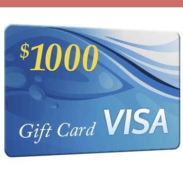 Choose your gift certificate, as it is not just an original gift, its a set of impressions. Free $1000 Visa Gift Card